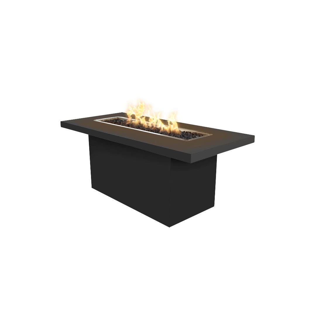 Bella Linear Fire Table Metal Collection