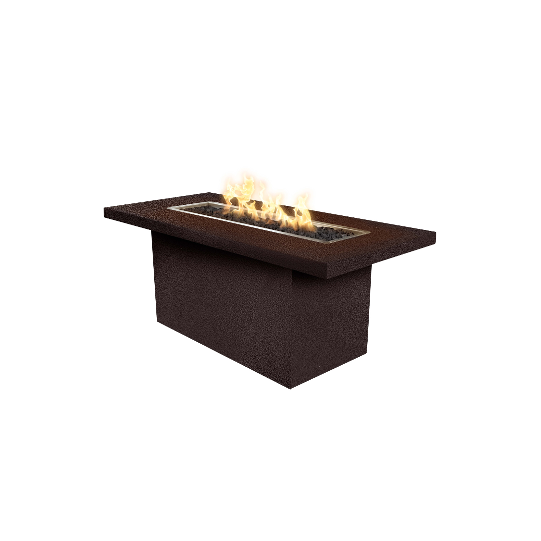 Bella Linear Fire Table Metal Collection