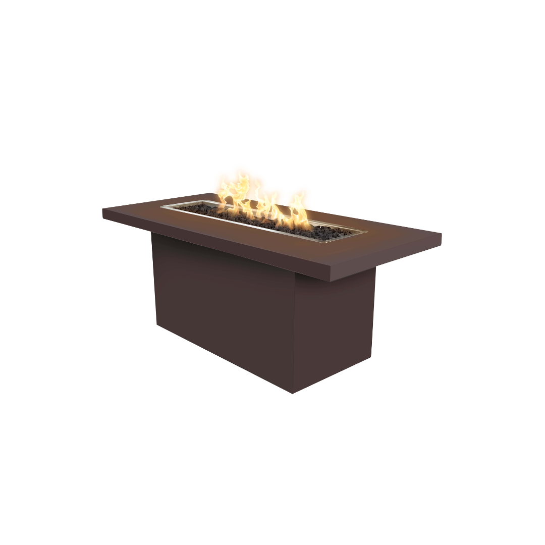 Bella Linear Fire Table Metal Collection